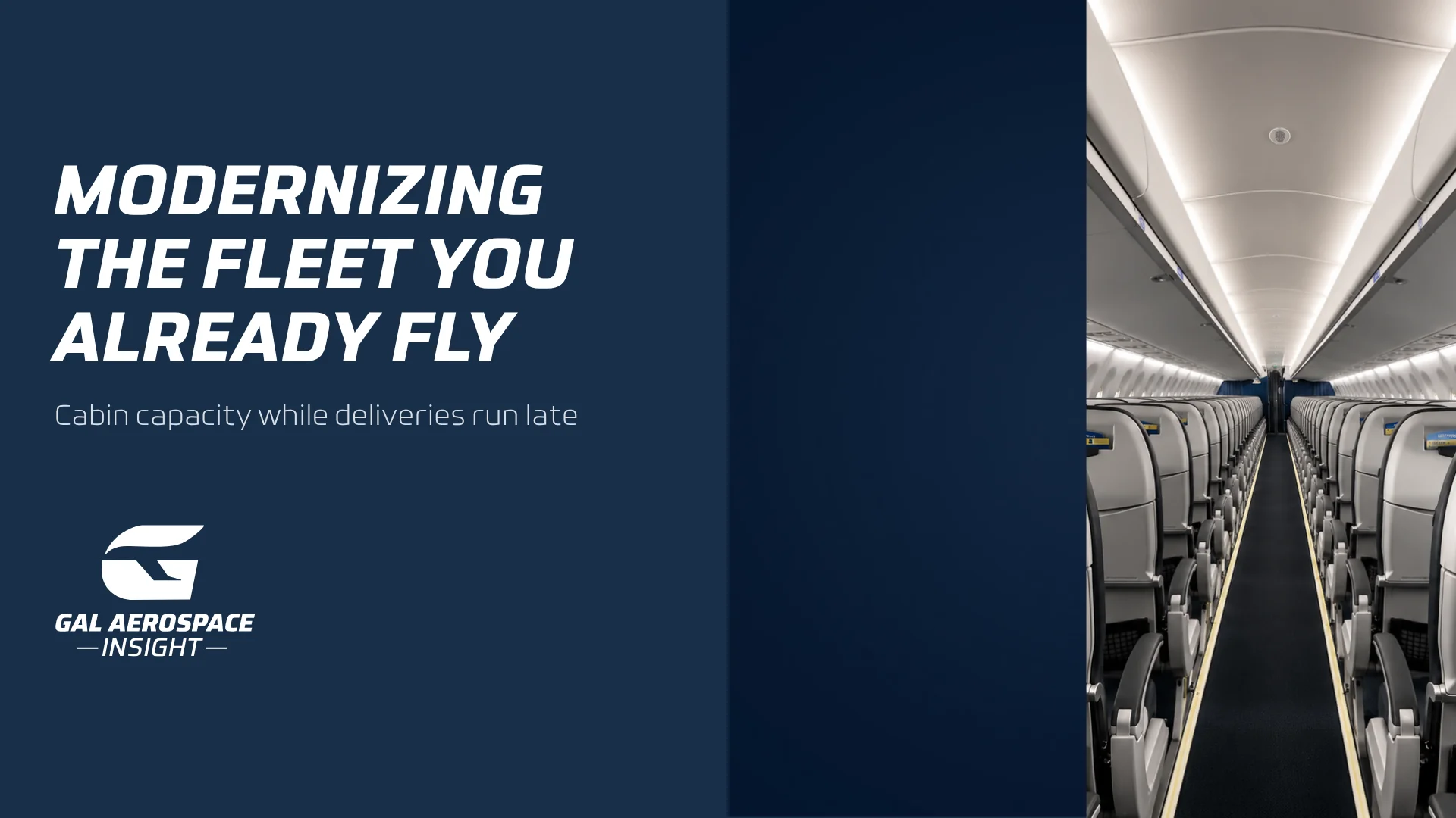 Airline Cabin Modernization: Mitigating OEM Delivery Delays on Your Current Fleet